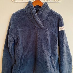 Navy Blue North Face Fleece Size Medium